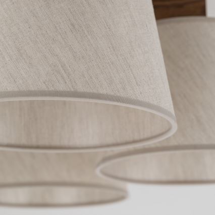 Brilagi - Plafonnier LATTE 5xE27/60W/230V pin/crème