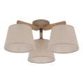 Brilagi - Plafonnier LATTE SABIA 3xE27/15W/230V pin/beige