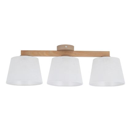 Brilagi - Plafonnier LATTE SABIA 3xE27/15W/230V pin/blanc