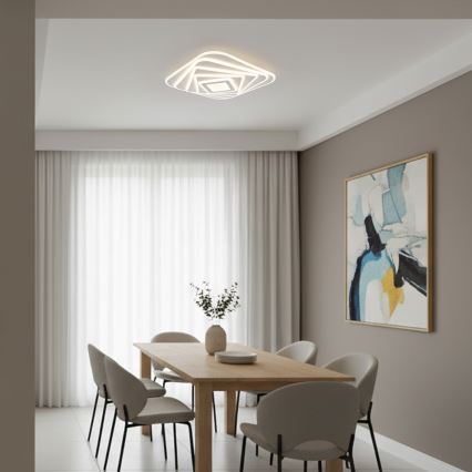 Brilagi - Plafonnier LED dimmable MODERN LED/210W/230V 3000-6000K 55x55 cm + télécommande