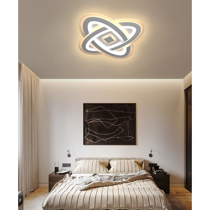 Brilagi - Plafonnier LED à intensité variable MODERN LED/90W/230V 2700-6500K + télécommande