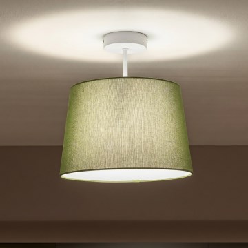 Brilagi - Plafonnier LED à montage en surface CERIA 1xE27/60W/230V Ø 30 cm blanc/vert