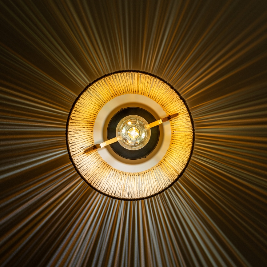 Brilagi - Plafonnier LED à montage en surface CERIA BOHO 1xE27/40W/230V Ø 28 cm marron