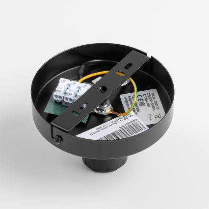 Brilagi - Plafonnier LED à montage en surface CERIA BOHO 1xE27/40W/230V Ø 80 cm noir/marron