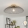 Brilagi - Plafonnier LED à montage en surface CERIA WIRE 1xE27/40W/230V Ø 60 cm noir/chêne