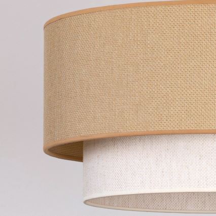 Brilagi - Plafonnier LED affleurant BOHO ECO 1xE27/10W/230V Ø 40 cm beige/crème