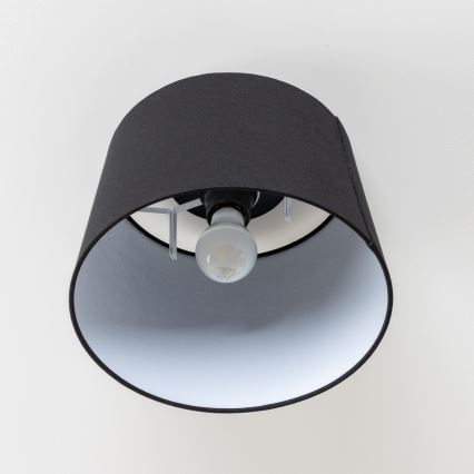 Brilagi - Plafonnier LED affleurant CERIA 1xE27/40W/230V Ø 30 cm noir