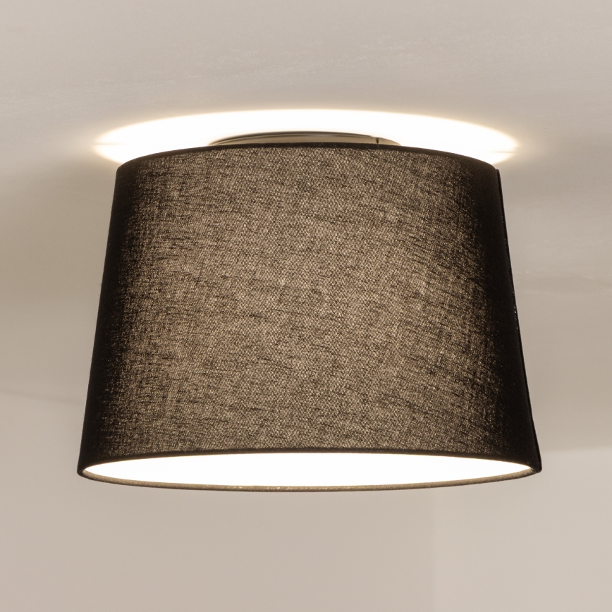 Brilagi - Plafonnier LED affleurant CERIA 1xE27/40W/230V Ø 30 cm noir