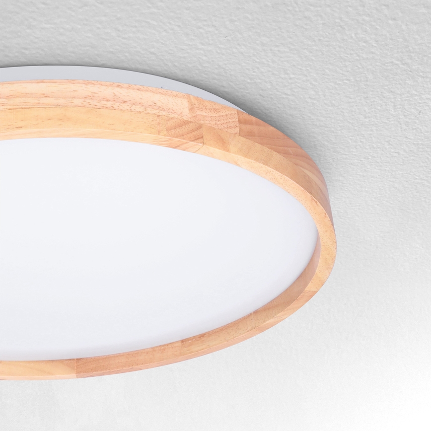 Brilagi - Plafonnier LED ALSON LED/24W/230V Ø 29,5 cm chêne