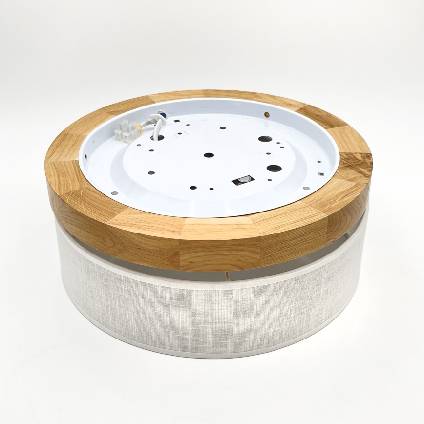 Brilagi - Plafonnier LED BELLADONNA LED/20W/230V Ø 30 cm blanc/chêne