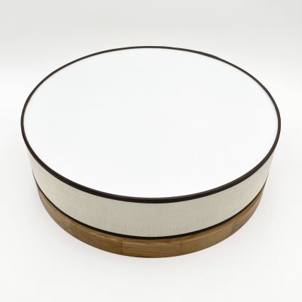 Brilagi - Plafonnier LED BELLADONNA LED/36W/230V Ø 40 cm crème/chêne