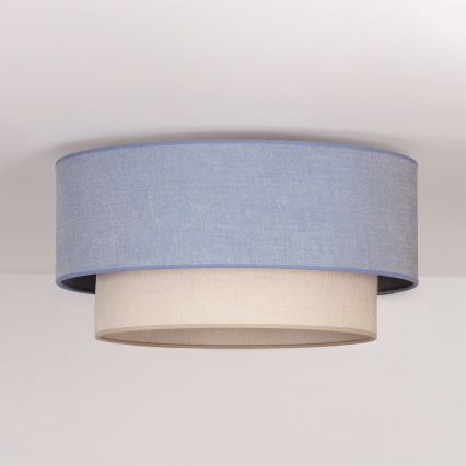 Brilagi - Plafonnier LED BOHO ECO 1xE27/10W/230V Ø 40 cm bleu/crème