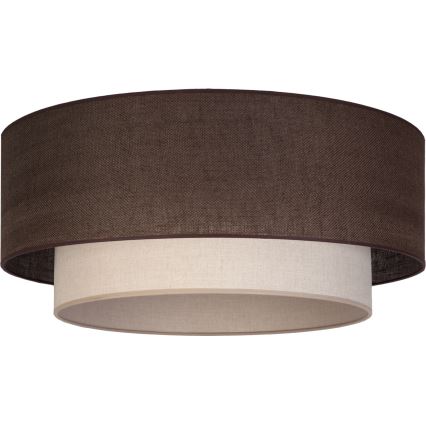 Brilagi - Plafonnier LED BOHO ECO 1xE27/10W/230V Ø 40 cm marron/crème