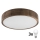 Brilagi - Plafonnier LED CARVALHO 3xE27/60W/230V chêne noyer d. 47 cm
