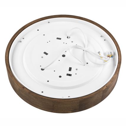 Brilagi - Plafonnier LED CARVALHO 3xE27/60W/230V chêne noyer d. 47 cm