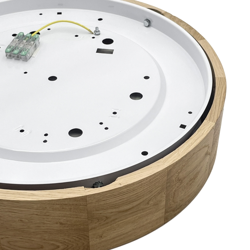 Brilagi - Plafonnier LED CARVALHO LED/36W/230V chêne Ø 37,5 cm