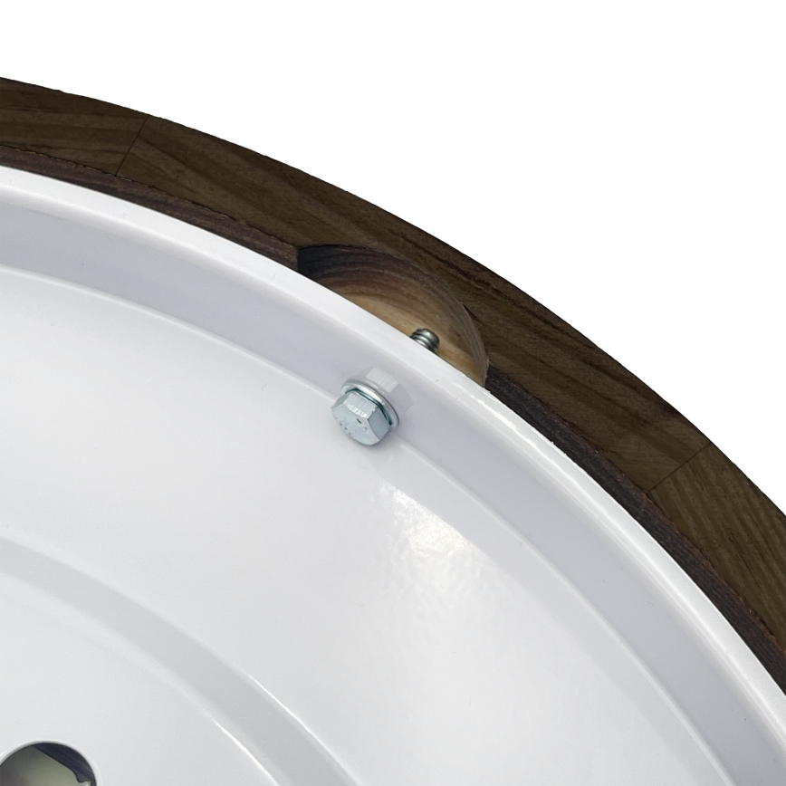 Brilagi - Plafonnier LED CARVALHO SMOKEY LED/36W/230V chêne Ø 47,5 cm
