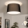 Brilagi - Plafonnier LED CERIA 1x E27/40W/230V Ø 45 cm noir