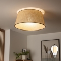 Brilagi - Plafonnier LED CERIA 1xE27/40W/230V Ø 50 cm beige