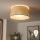 Brilagi - Plafonnier LED CERIA 1xE27/40W/230V Ø 50 cm beige