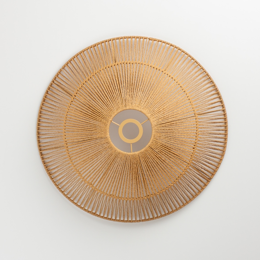 Brilagi - Plafonnier LED CERIA BOHO 1xE27/40W/230V Ø 50 cm brun/chêne