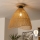 Brilagi - Plafonnier LED CERIA BOHO 1xE27/40W/230V Ø 50 cm marron/chêne
