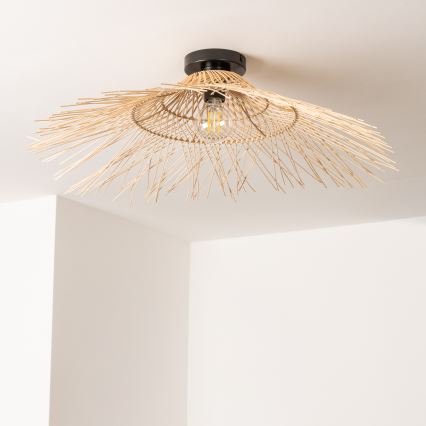 Brilagi - Plafonnier LED CERIA BOHO 1xE27/40W/230V Ø 70 cm bambou
