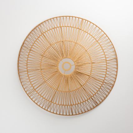 Brilagi - Plafonnier LED CERIA BOHO 1xE27/40W/230V Ø 70 cm marron/chêne