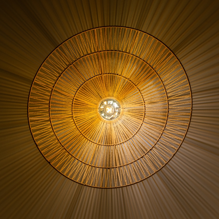 Brilagi - Plafonnier LED CERIA BOHO 1xE27/40W/230V Ø 70 cm marron