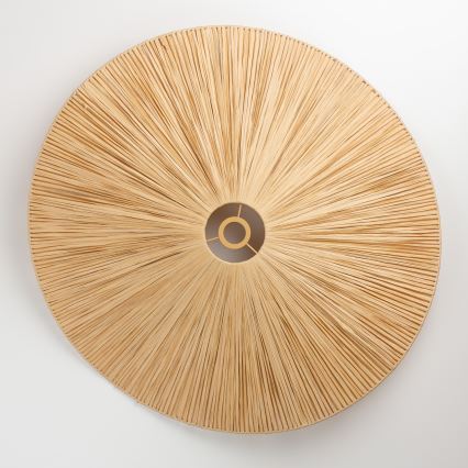 Brilagi - Plafonnier LED CERIA BOHO 1xE27/40W/230V Ø 80 cm raffia