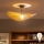 Brilagi - Plafonnier LED CERIA BOHO 1xE27/60W/230V Ø 60 cm noir/beige