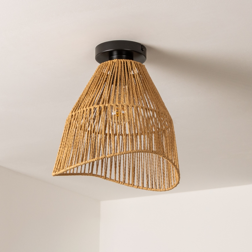 Brilagi - Plafonnier LED CERIA BOHO à montage en surface 1xE27/40W/230V Ø 30 cm marron