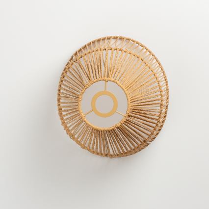 Brilagi - Plafonnier LED CERIA BOHO à montage en surface 1xE27/40W/230V Ø 30 cm marron