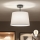 Brilagi - Plafonnier LED CERIA en saillie 1xE27/60W/230V Ø 30 cm noir/blanc