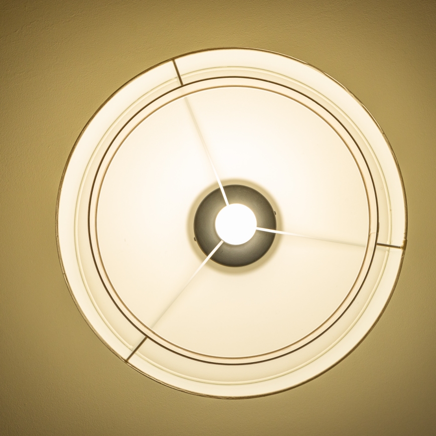 Brilagi - Plafonnier LED CERIA (montage en surface) 1xE27/40W/230V Ø 50 cm blanc/beige