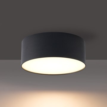 Brilagi - Plafonnier LED de salle de bains FORIS LED/14W/230V Ø 12 cm noir IP44