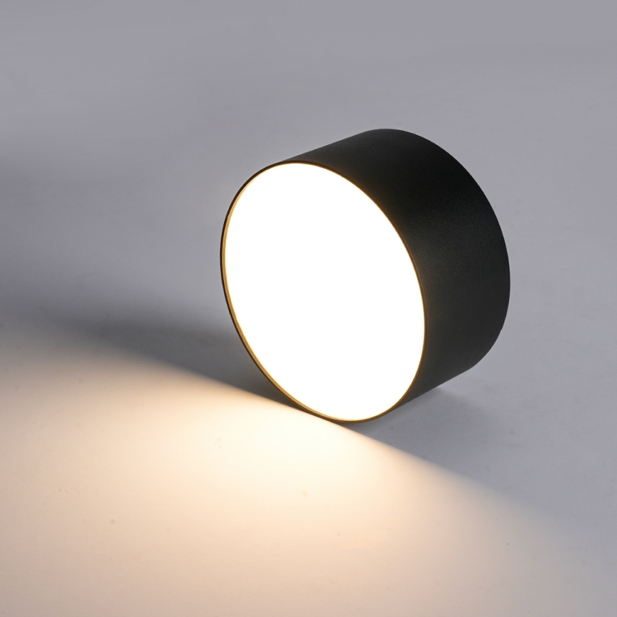 Brilagi - Plafonnier LED pour salle de bains FORIS LED/20W/230V Ø 15 cm noir IP44