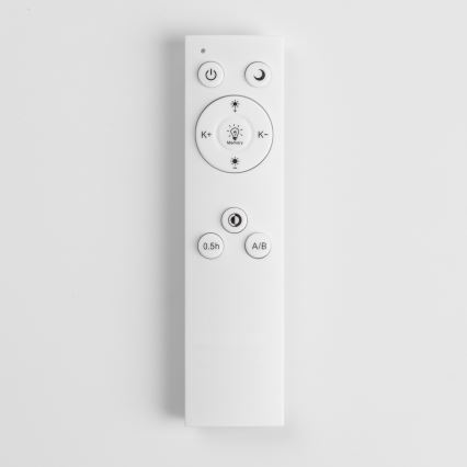 Brilagi - Plafonnier LED dimmable FALCON LED/40W/230V 3000–6500K Ø 45 cm gris + télécommande