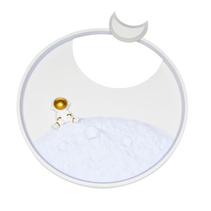 Brilagi - Plafonnier LED à intensité variable ASTRO LED/20W/230V Ø 50 cm 3000-6000K astronaut + télécommande