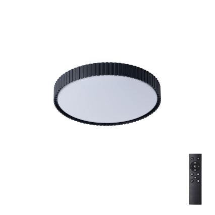 Brilagi - Plafonnier LED dimmable CORVO LED/54W/230V 3000-6000K noir Ø 40 cm + télécommande