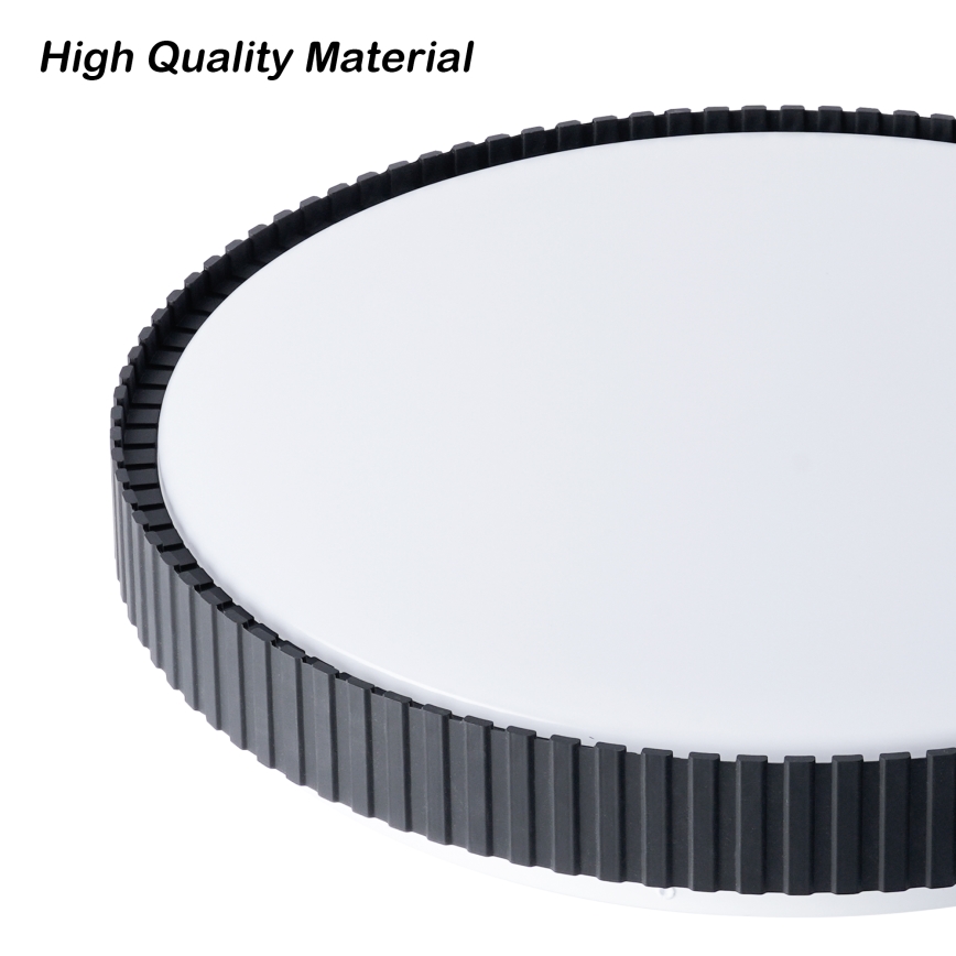 Brilagi - Plafonnier LED dimmable CORVO LED/72W/230V 3000-6000K noir diam. 50 cm + télécommande