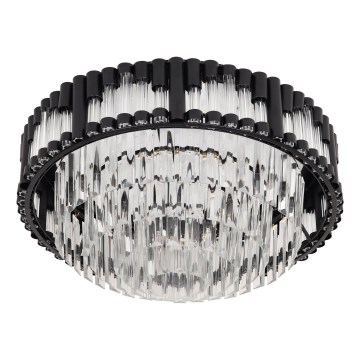 Brilagi - Plafonnier LED dimmable CROWN LED/41W/230V 3000-6000K Ø 48 cm noir + télécommande