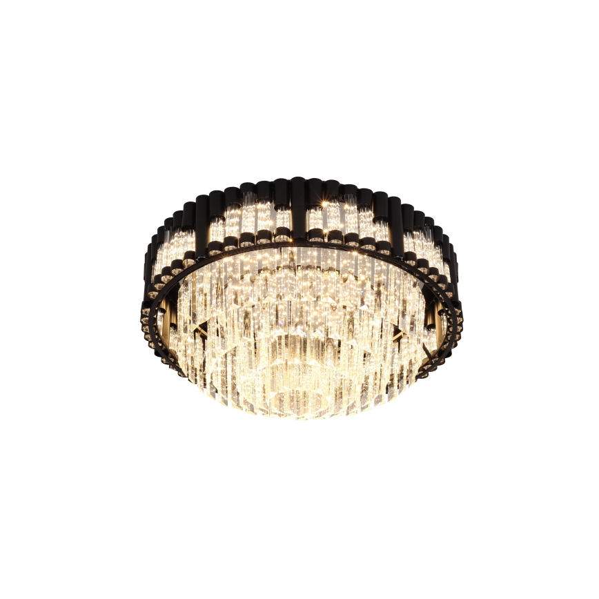 Brilagi - Plafonnier LED dimmable CROWN LED/41W/230V 3000-6000K Ø 48 cm noir + télécommande