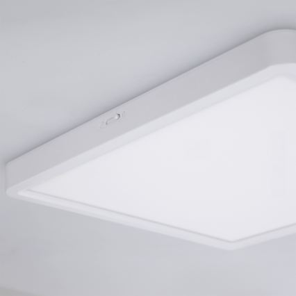 Brilagi - Plafonnier LED dimmable ESTELA SQUARE LED/36W/230V 3000-6500K 31x31 cm blanc + télécommande