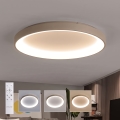 BRILAGI - Plafonnier LED dimmable FALCON II LED/108W/230V 3000-6500K Ø 80 cm blanc/beige + télécommande
