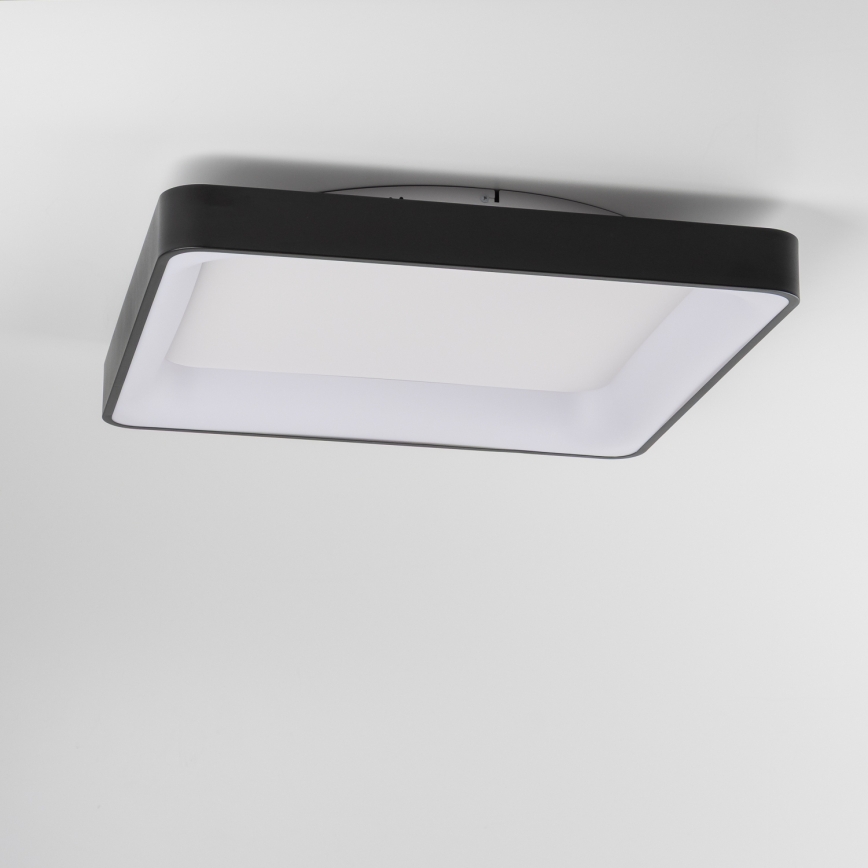 Brilagi - Plafonnier LED dimmable FALCON II LED/125W/230V 3000-6500K 60x60 cm noir + télécommande