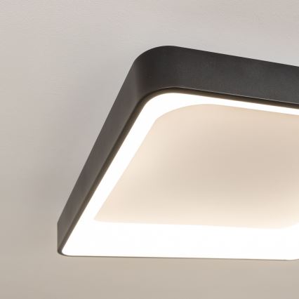 Brilagi - Plafonnier LED dimmable FALCON II LED/125W/230V 3000-6500K 60x60 cm noir + télécommande