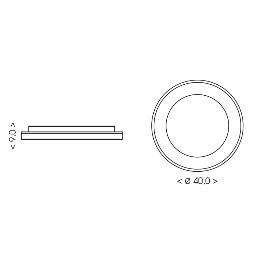BRILAGI - Plafonnier LED dimmable FALCON II LED/67W/230V 3000-6500K Ø 40 cm blanc/beige + télécommande