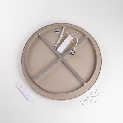 BRILAGI - Plafonnier LED dimmable FALCON II LED/99W/230V 3000-6500K Ø 60 cm beige + télécommande