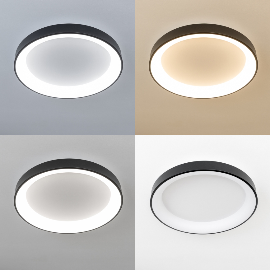 Brilagi - Plafonnier LED dimmable FALCON II LED/99W/230V 3000-6500K Ø 60 cm noir + télécommande